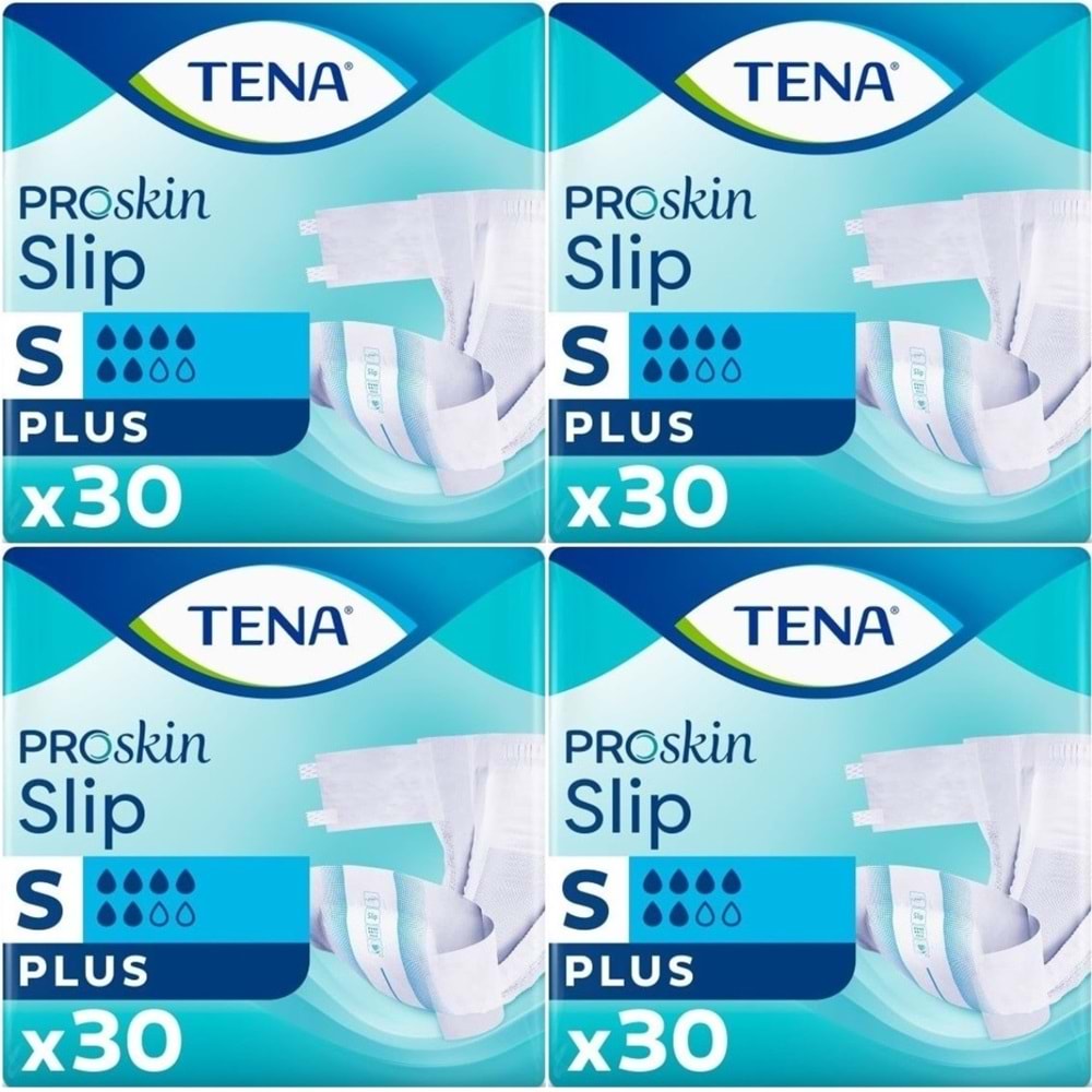 Tena Proskin Slip Plus Bel Bantlı Yetişkin Bezi S - Küçük - Small 120 Adet