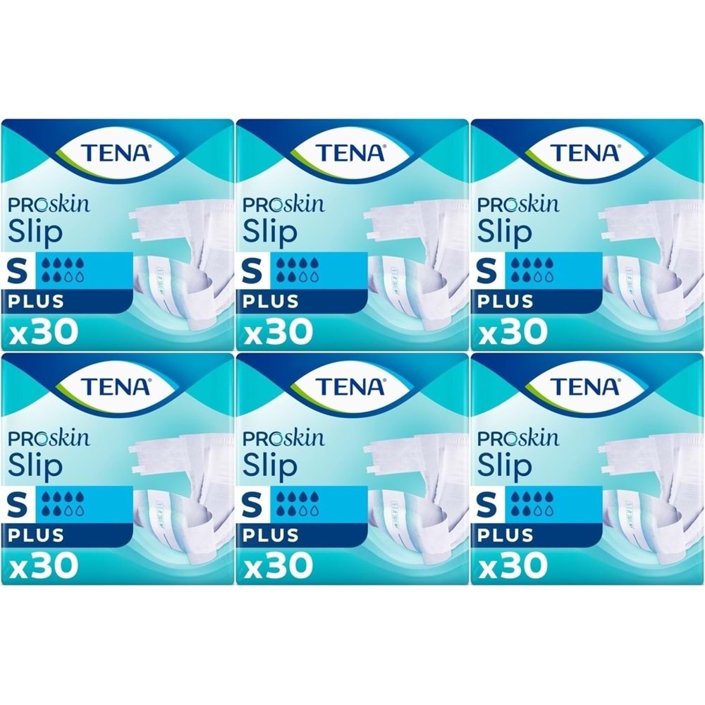 Tena Proskin Slip Plus Bel Bantlı Yetişkin Bezi S - Küçük - Small 180 Adet