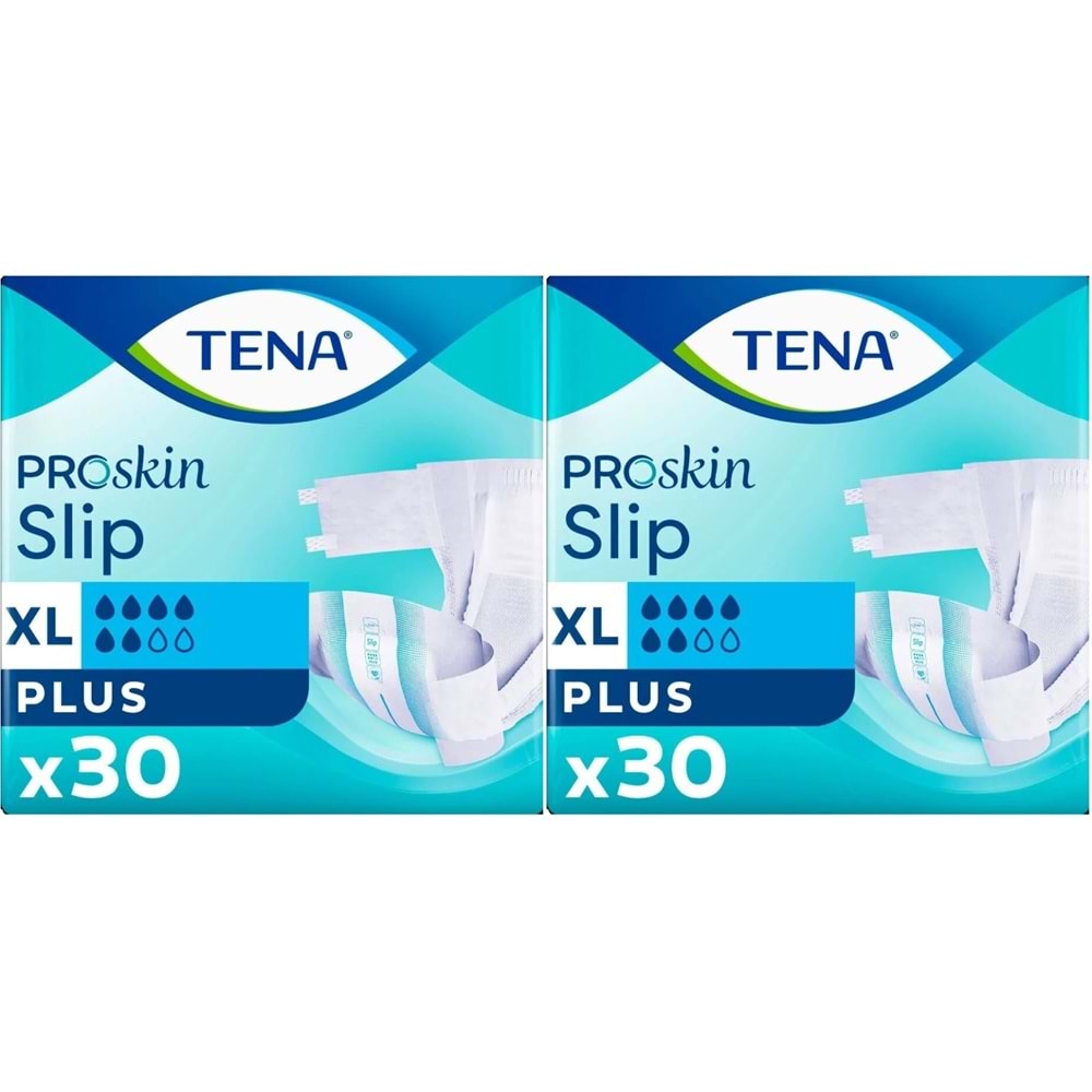 Tena Proskin Slip Plus Bel Bantlı Yetişkin Bezi XL - Ekstra Büyük - Extra Large 60 Adet
