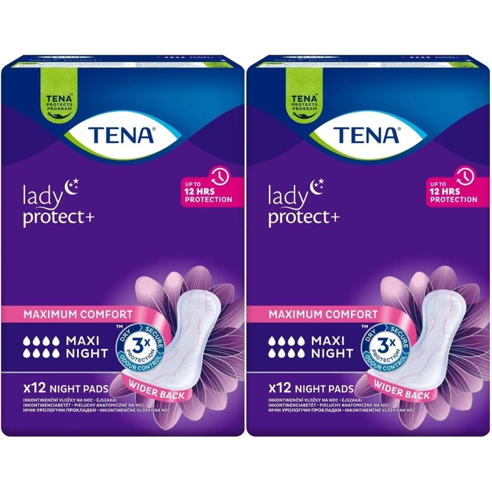Tena Lady Protect Mesane Pedi Maxi Night Geceye Özel 24 Adet