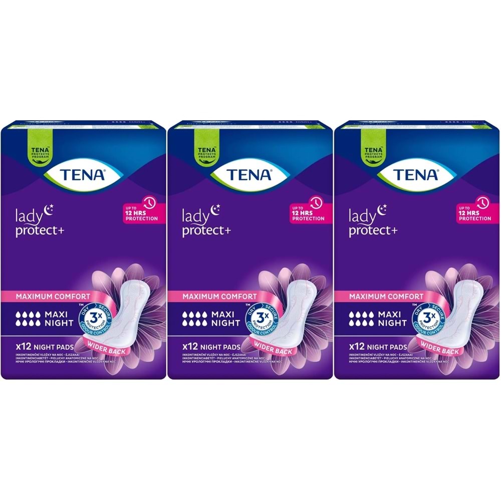 Tena Lady Protect Mesane Pedi Maxi Night Geceye Özel 36 Adet