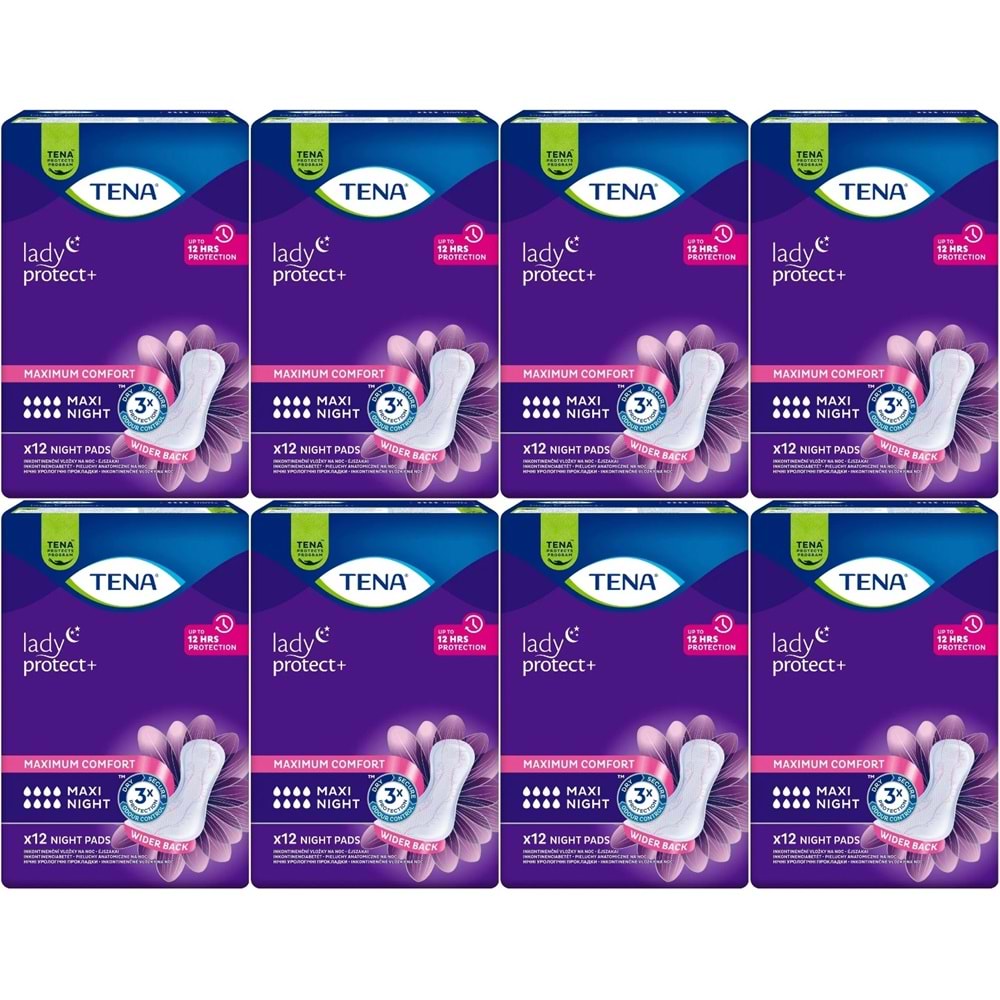 Tena Lady Protect Mesane Pedi Maxi Night Geceye Özel 96 Adet