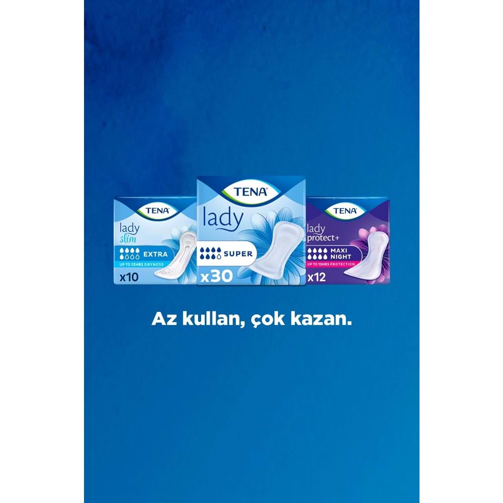 Tena Lady Slim Mesane Pedi Extra 30 Adet