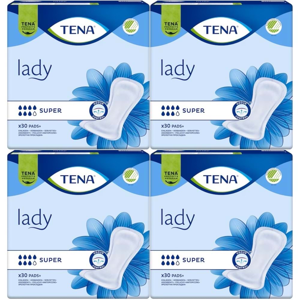 Tena Lady Süper Kadın Mesane Pedi 120 Adet