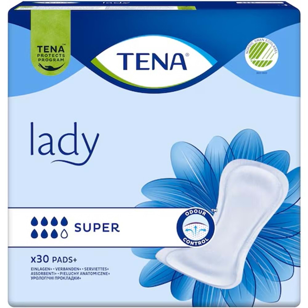 Tena Lady Süper Kadın Mesane Pedi 120 Adet