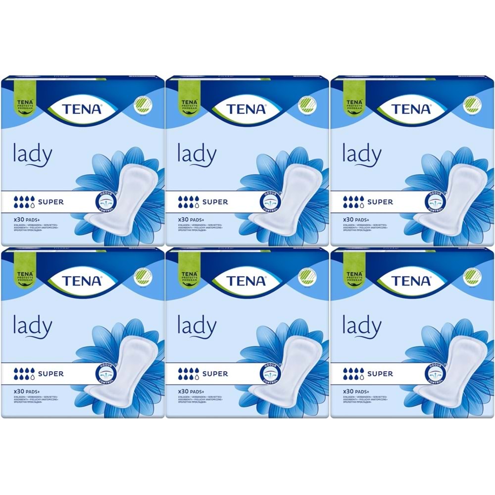 Tena Lady Süper Kadın Mesane Pedi 180 Adet