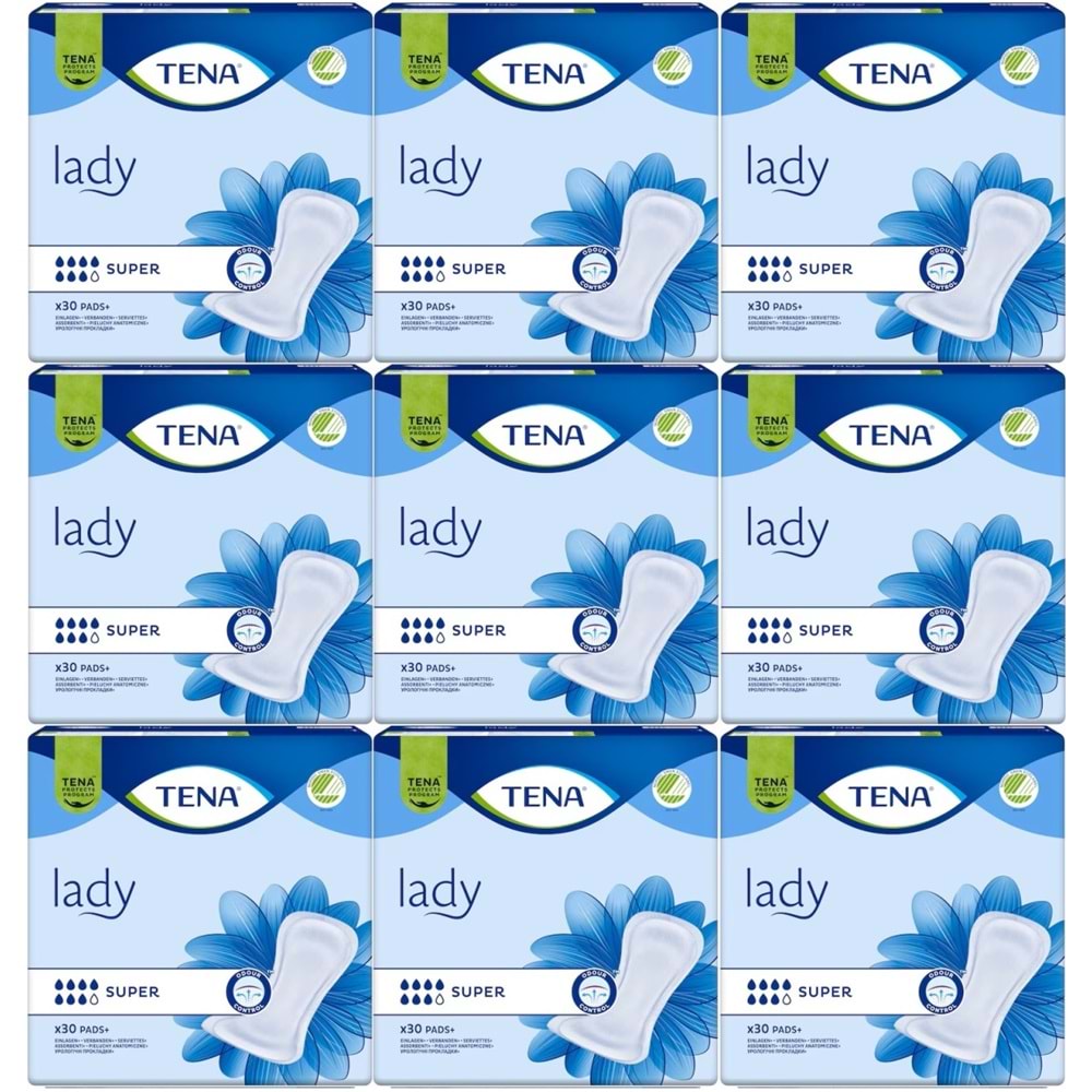 Tena Lady Süper Kadın Mesane Pedi 270 Adet