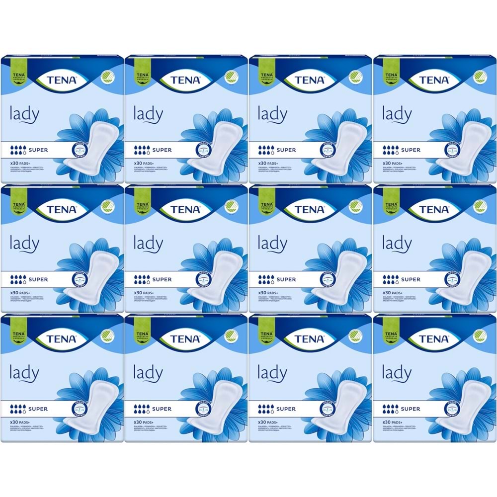 Tena Lady Süper Kadın Mesane Pedi 360 Adet