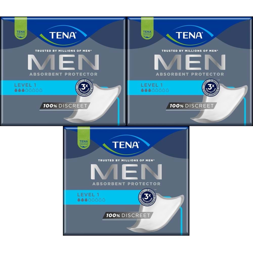 Tena Men Emici Koruma Level 1 Erkek Mesane Pedi 72 Adet