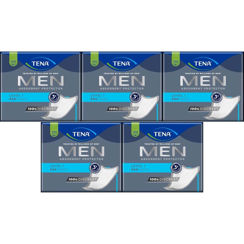 Tena Men Emici Koruma Level 1 Erkek Mesane Pedi 120 Adet