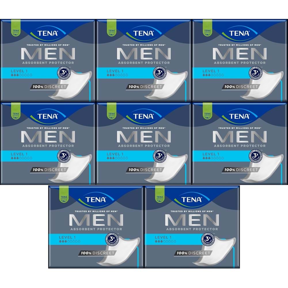 Tena Men Emici Koruma Level 1 Erkek Mesane Pedi 192 Adet