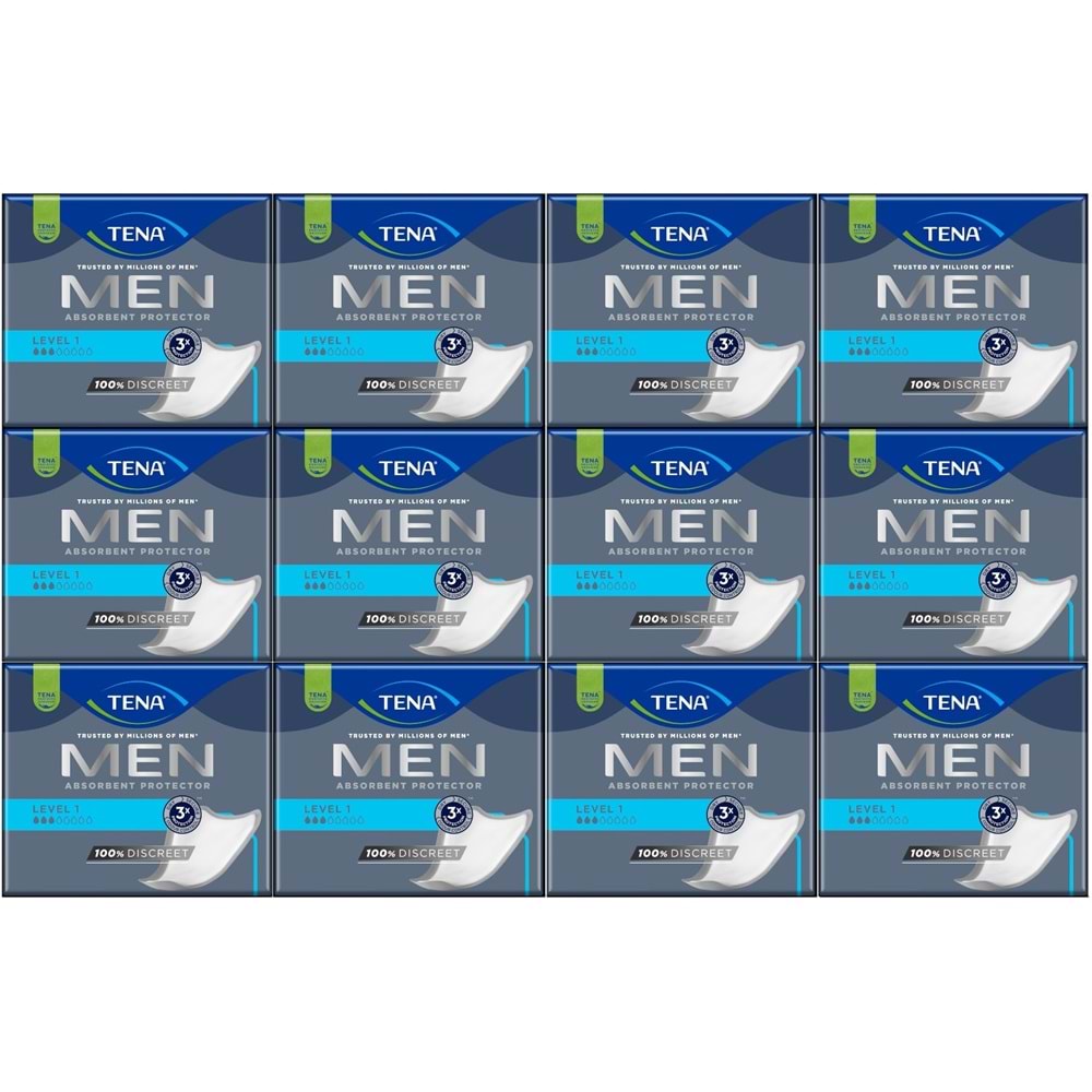 Tena Men Emici Koruma Level 1 Erkek Mesane Pedi 288 Adet