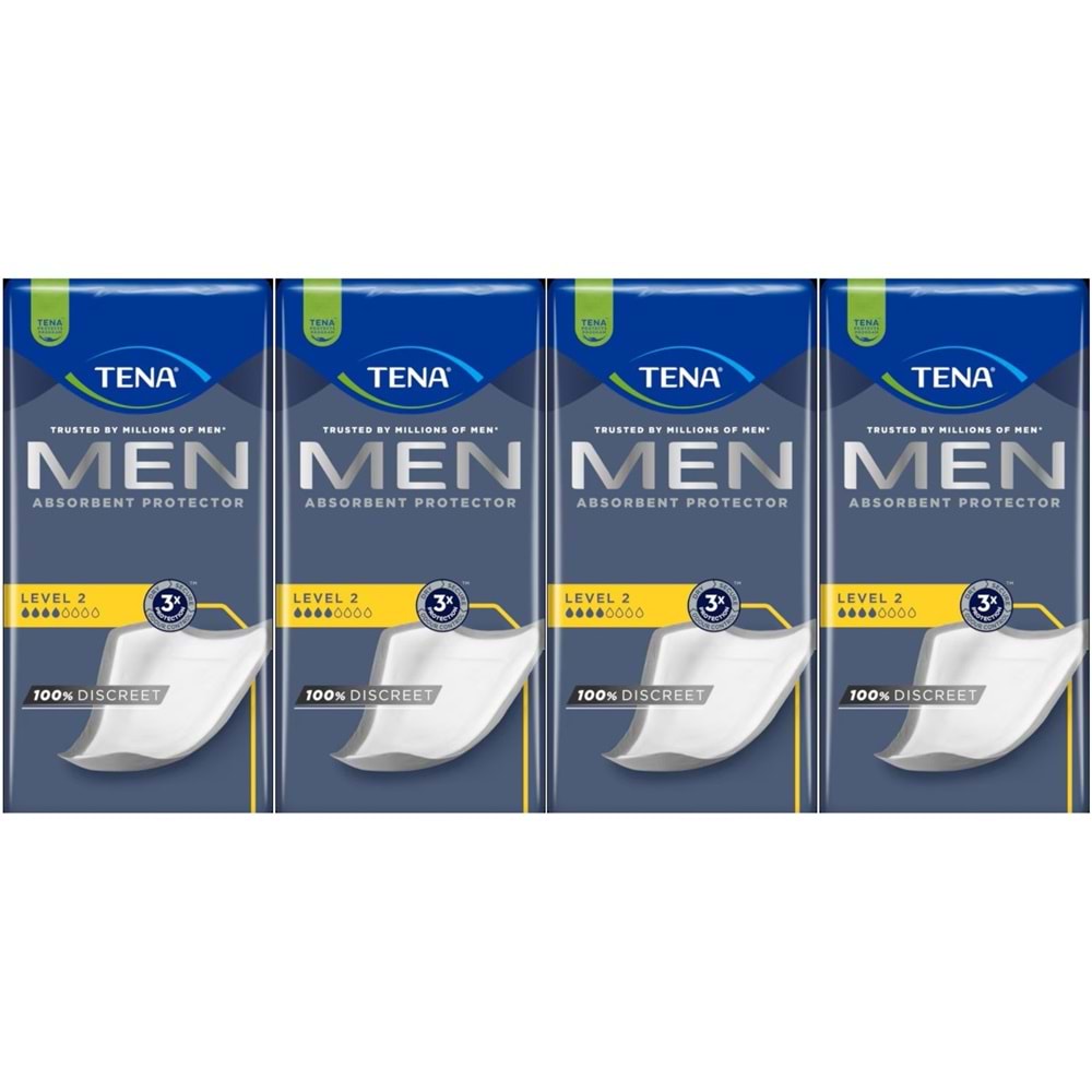 Tena Men Emici Koruma Level 2 Erkek Mesane Pedi 80 Adet