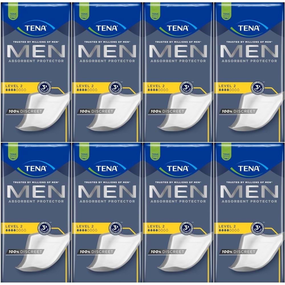 Tena Men Emici Koruma Level 2 Erkek Mesane Pedi 160 Adet