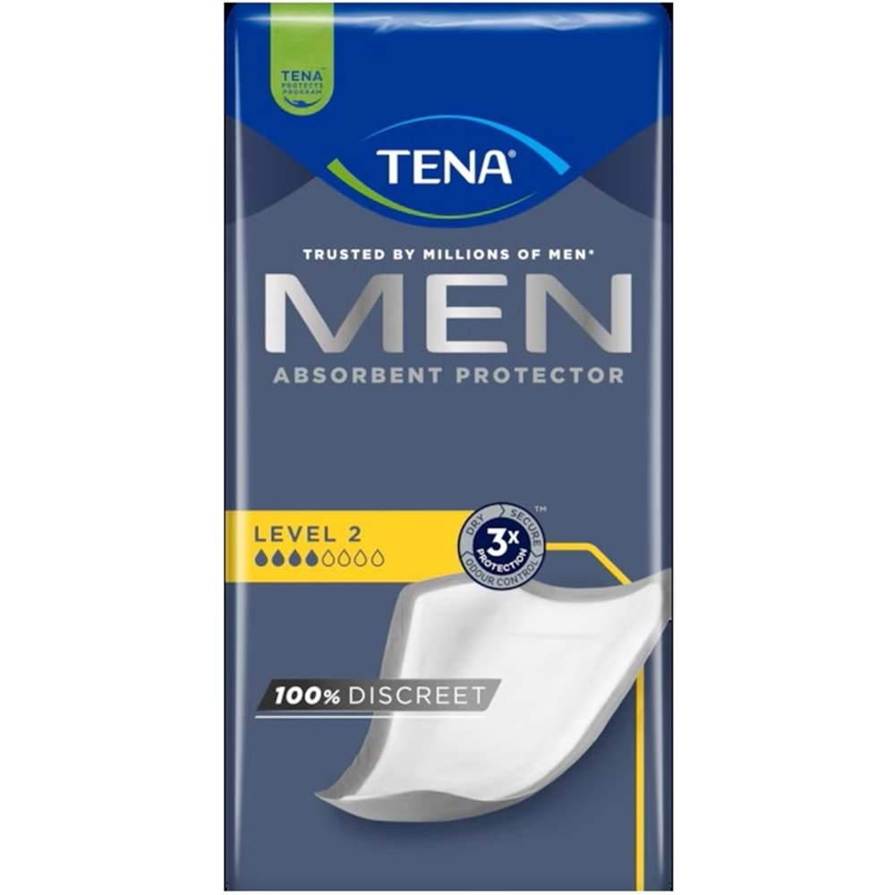 Tena Men Emici Koruma Level 2 Erkek Mesane Pedi 160 Adet