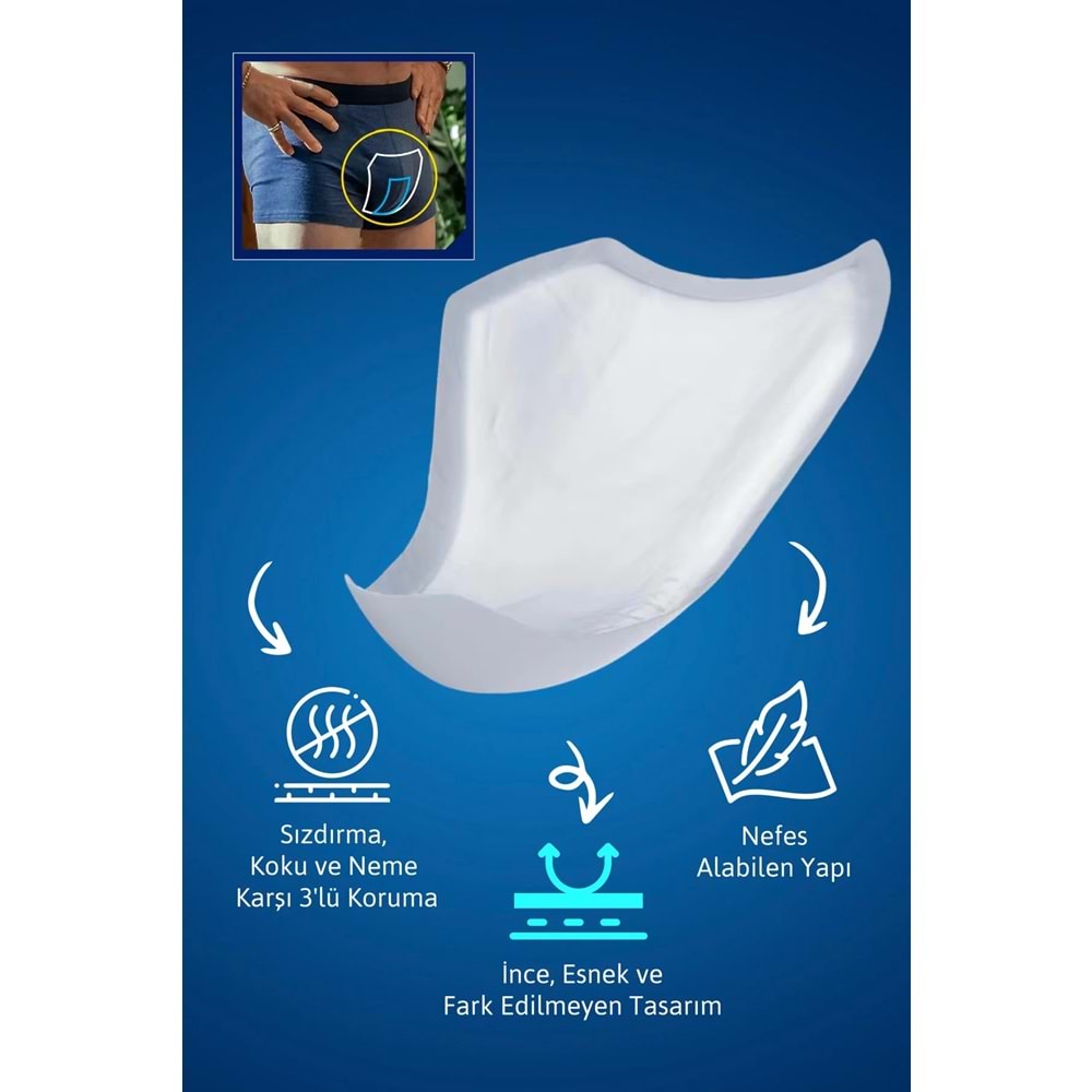 Tena Men Emici Koruma Level 2 Erkek Mesane Pedi 160 Adet