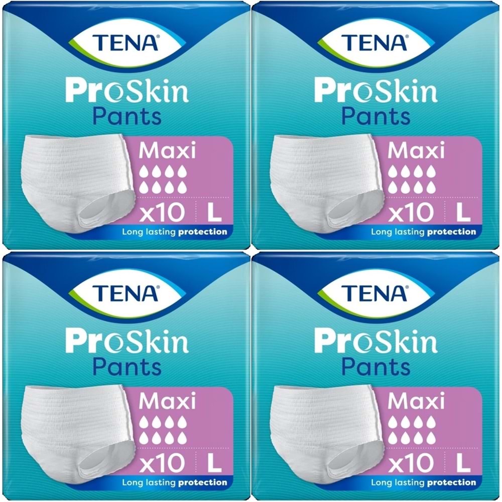 Tena Proskin Pants Maxi Emici Külot Yetişkin Bezi L - Büyük - Large 40 Adet