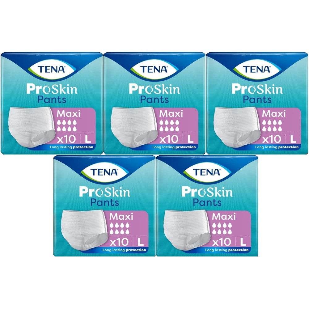 Tena Proskin Pants Maxi Emici Külot Yetişkin Bezi L - Büyük - Large 50 Adet
