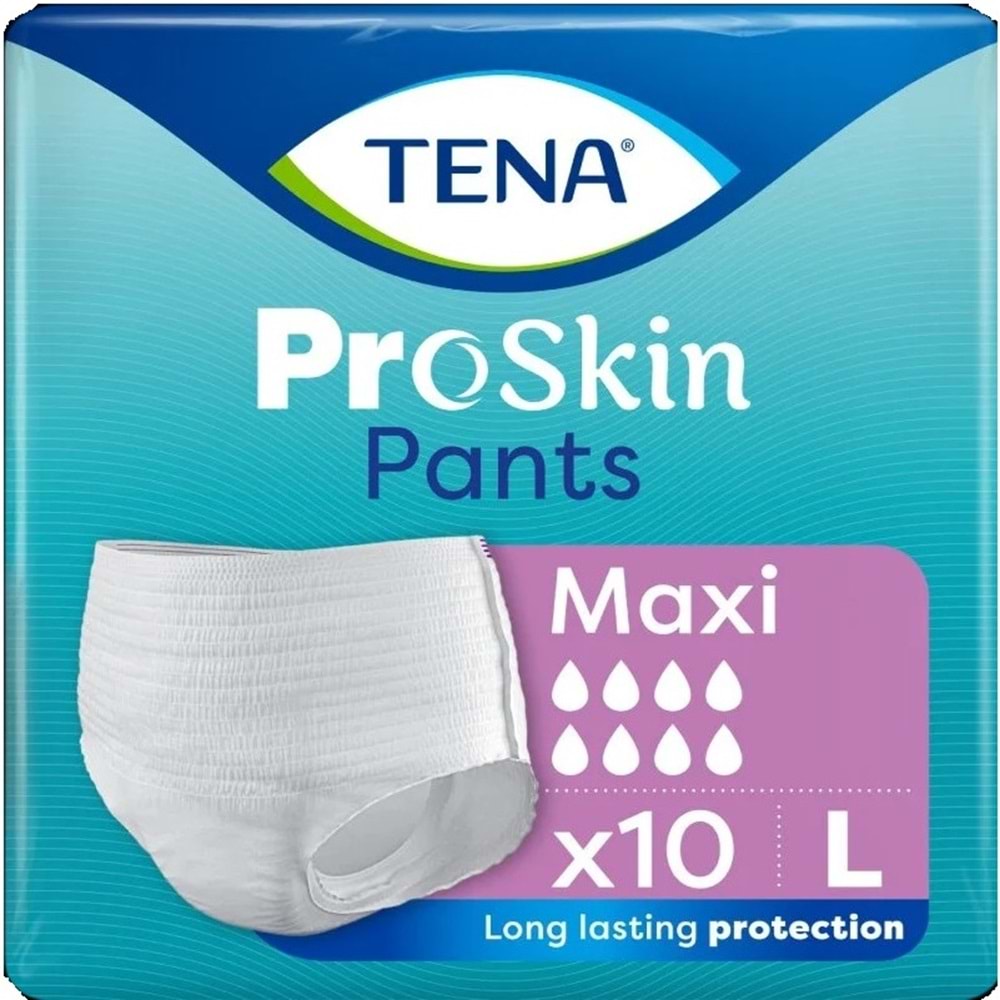 Tena Proskin Pants Maxi Emici Külot Yetişkin Bezi L - Büyük - Large 60 Adet