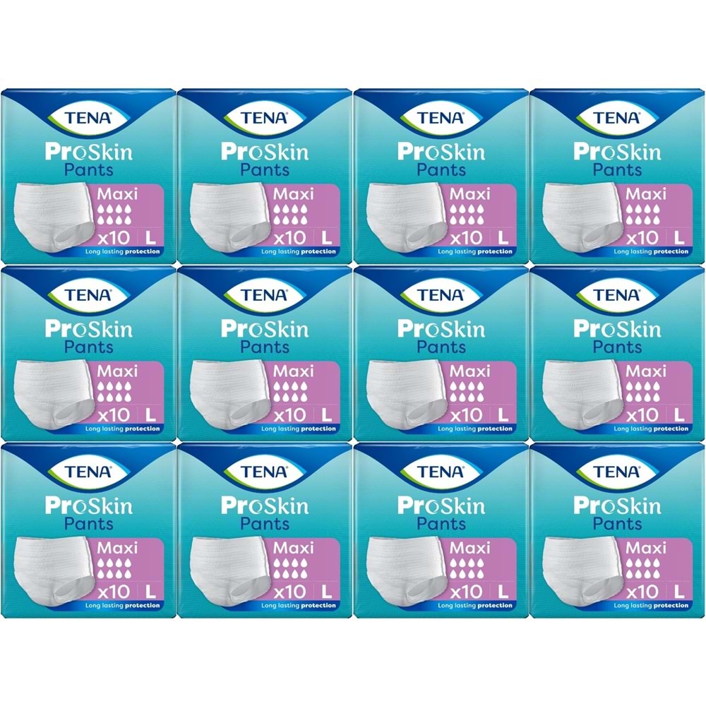 Tena Proskin Pants Maxi Emici Külot Yetişkin Bezi L - Büyük - Large 120 Adet
