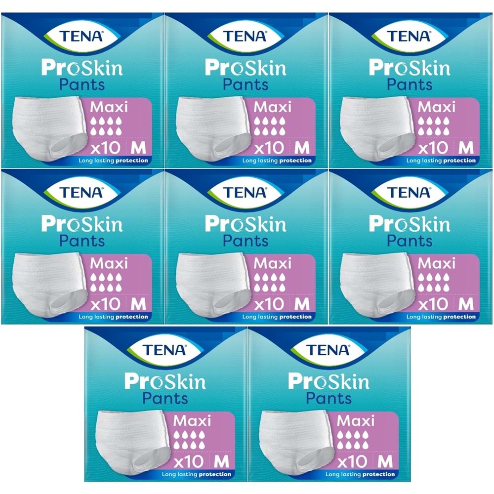 Tena Proskin Pants Maxi Emici Külot Yetişkin Bezi M - Orta - Medium 80 Adet