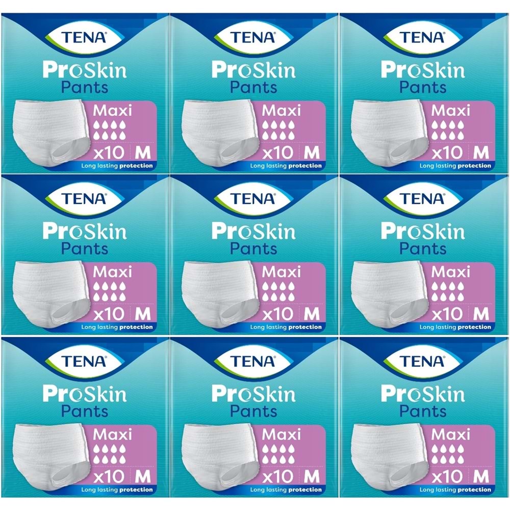 Tena Proskin Pants Maxi Emici Külot Yetişkin Bezi M - Orta - Medium 90 Adet