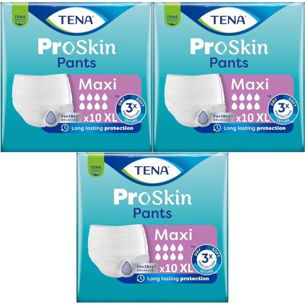 Tena Proskin Pants Maxi Emici Külot Yetişkin Bezi XL - Ekstra Large - Extra Large 30 Adet