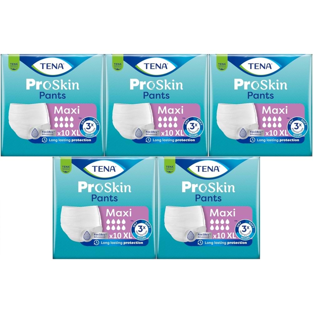 Tena Proskin Pants Maxi Emici Külot Yetişkin Bezi XL - Ekstra Large - Extra Large 50 Adet