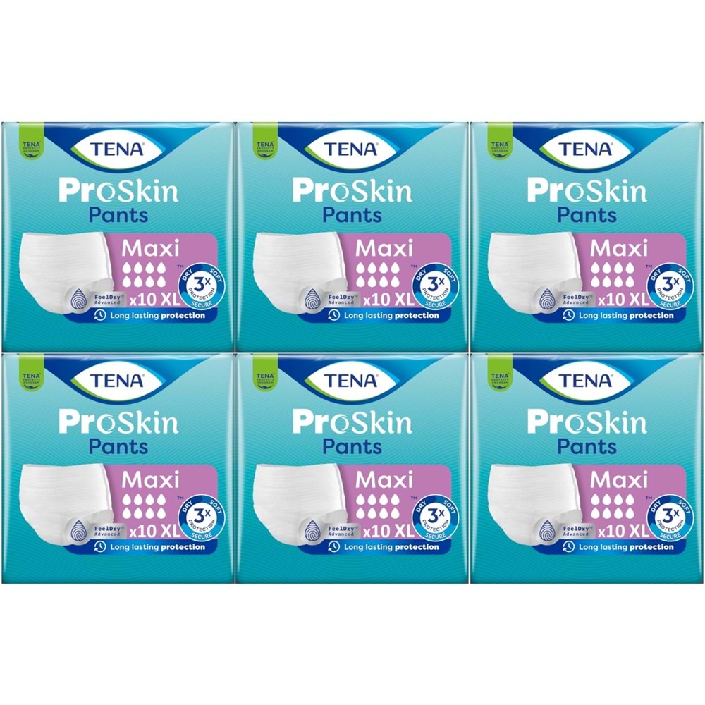 Tena Proskin Pants Maxi Emici Külot Yetişkin Bezi XL - Ekstra Large - Extra Large 60 Adet