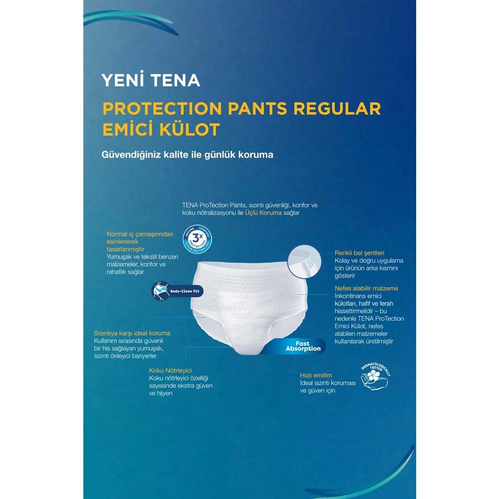Tena ProTection Pants Plus Emici Külot Yetişkin Bezi S - Küçük - Small 360 Adet