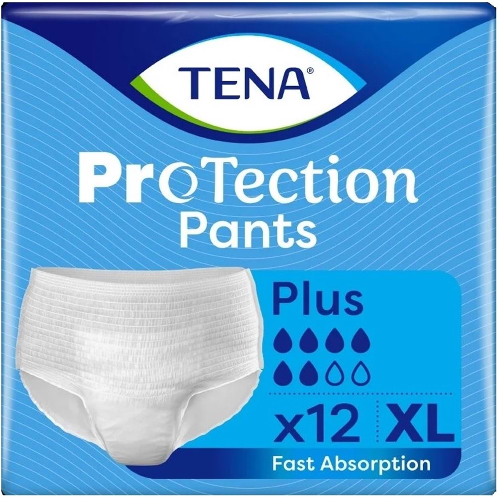 Tena ProTection Pants Plus Emici Külot Yetişkin Bezi XL - Ekstra Büyük - Extra Large 60 Adet