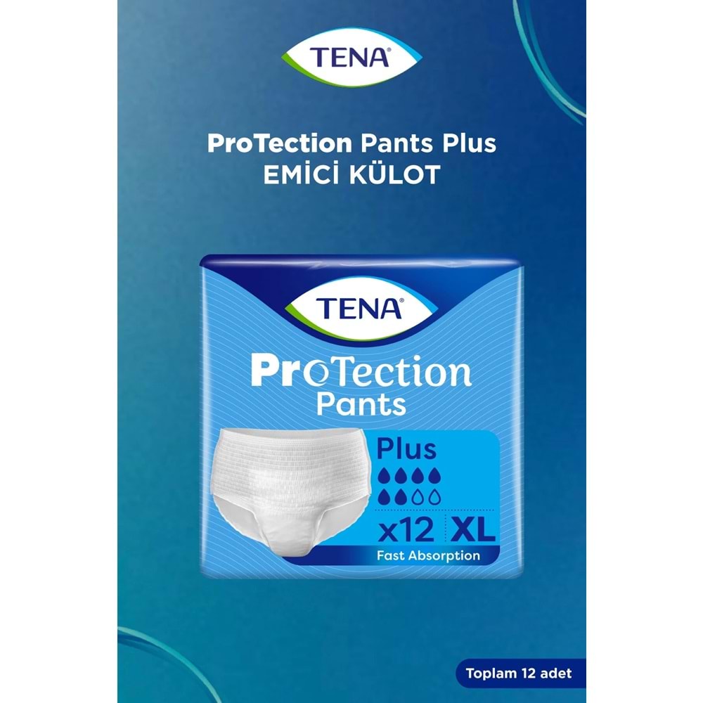 Tena ProTection Pants Plus Emici Külot Yetişkin Bezi XL - Ekstra Büyük - Extra Large 60 Adet