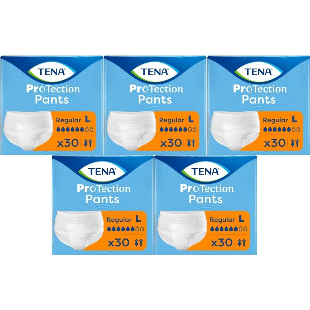 Tena ProTection Pants Regular Emici Külot Yetişkin Bezi L - Büyük - Large 150 Adet