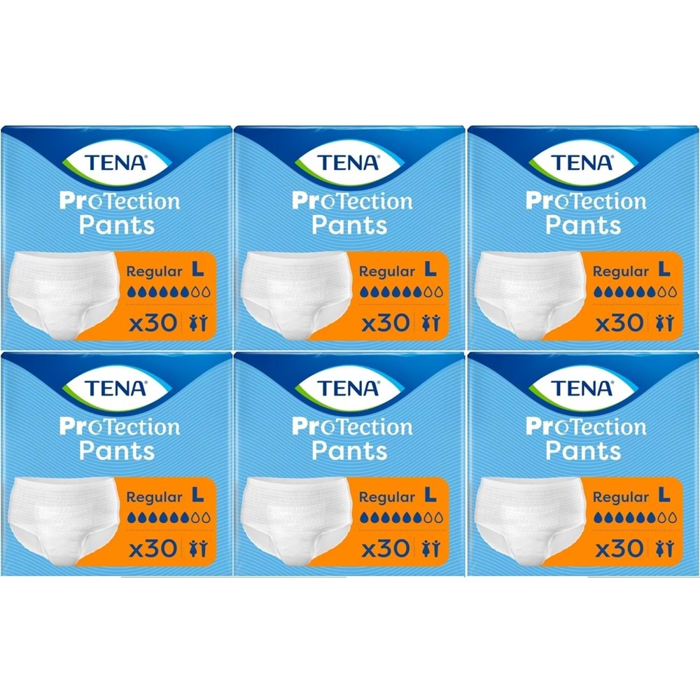 Tena ProTection Pants Regular Emici Külot Yetişkin Bezi L - Büyük - Large 180 Adet