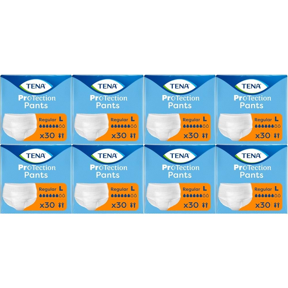 Tena ProTection Pants Regular Emici Külot Yetişkin Bezi L - Büyük - Large 240 Adet