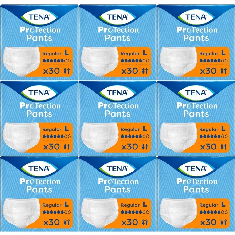 Tena ProTection Pants Regular Emici Külot Yetişkin Bezi L - Büyük - Large 270 Adet