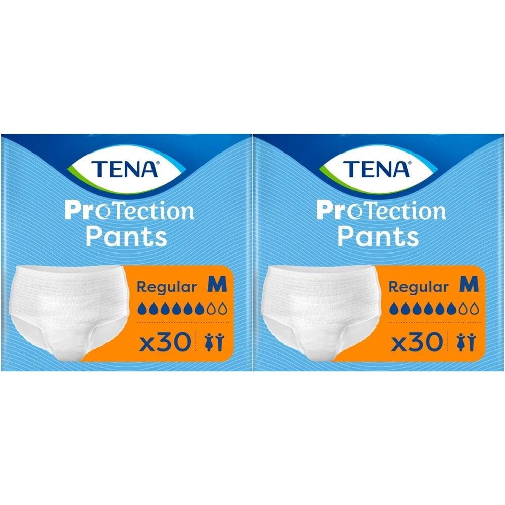 Tena ProTection Pants Regular Emici Külot Yetişkin Bezi M - Orta - Medium 60 Adet