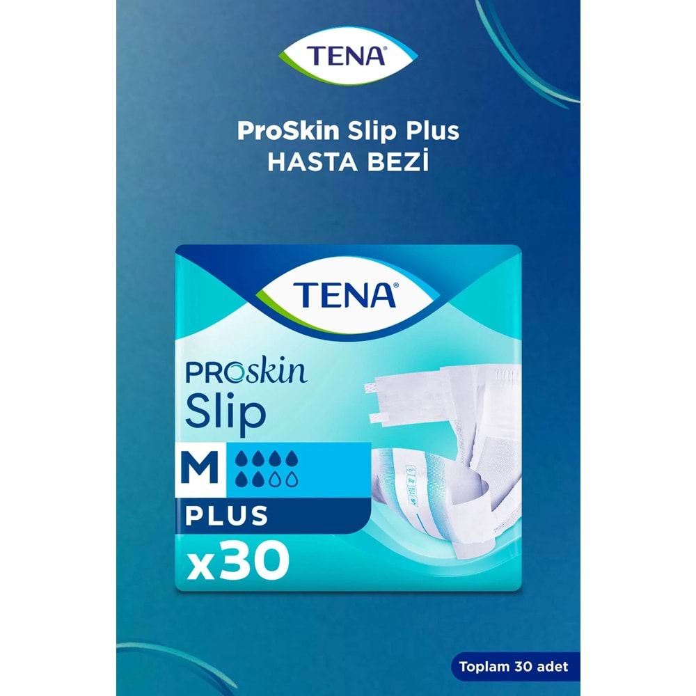 Tena Proskin Slip Plus Bel Bantlı Yetişkin Bezi M - Orta - Medium 150 Adet