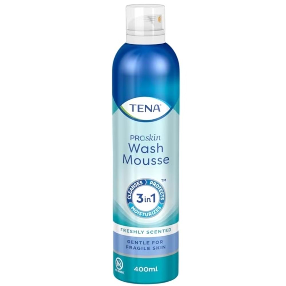 Tena Proskin Vücut Temizleme Köpüğü 400 ML (3 in 1 Arada) (4 Lü Set)