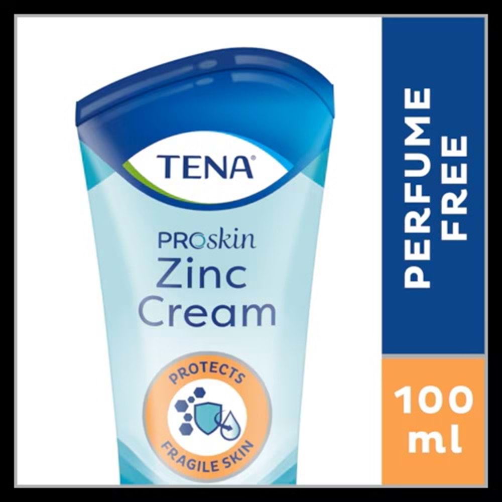 Tena Proskin Çinko Krem 100 ML (Yatan hastalar için Koruyucu - Onarıcı) (4 Lü Set)