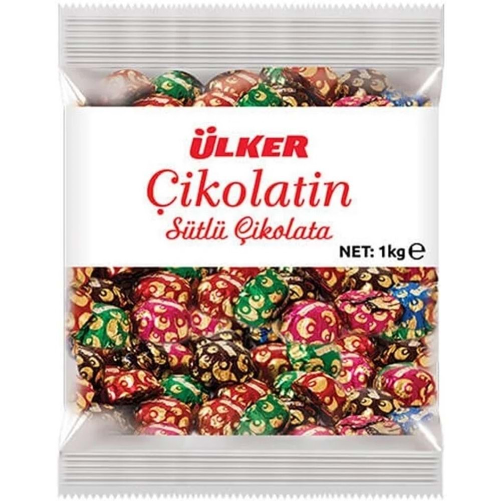 Ülker Çikolatin Sütlü İkramlık Çikolata 2KG (2PK*1KG)