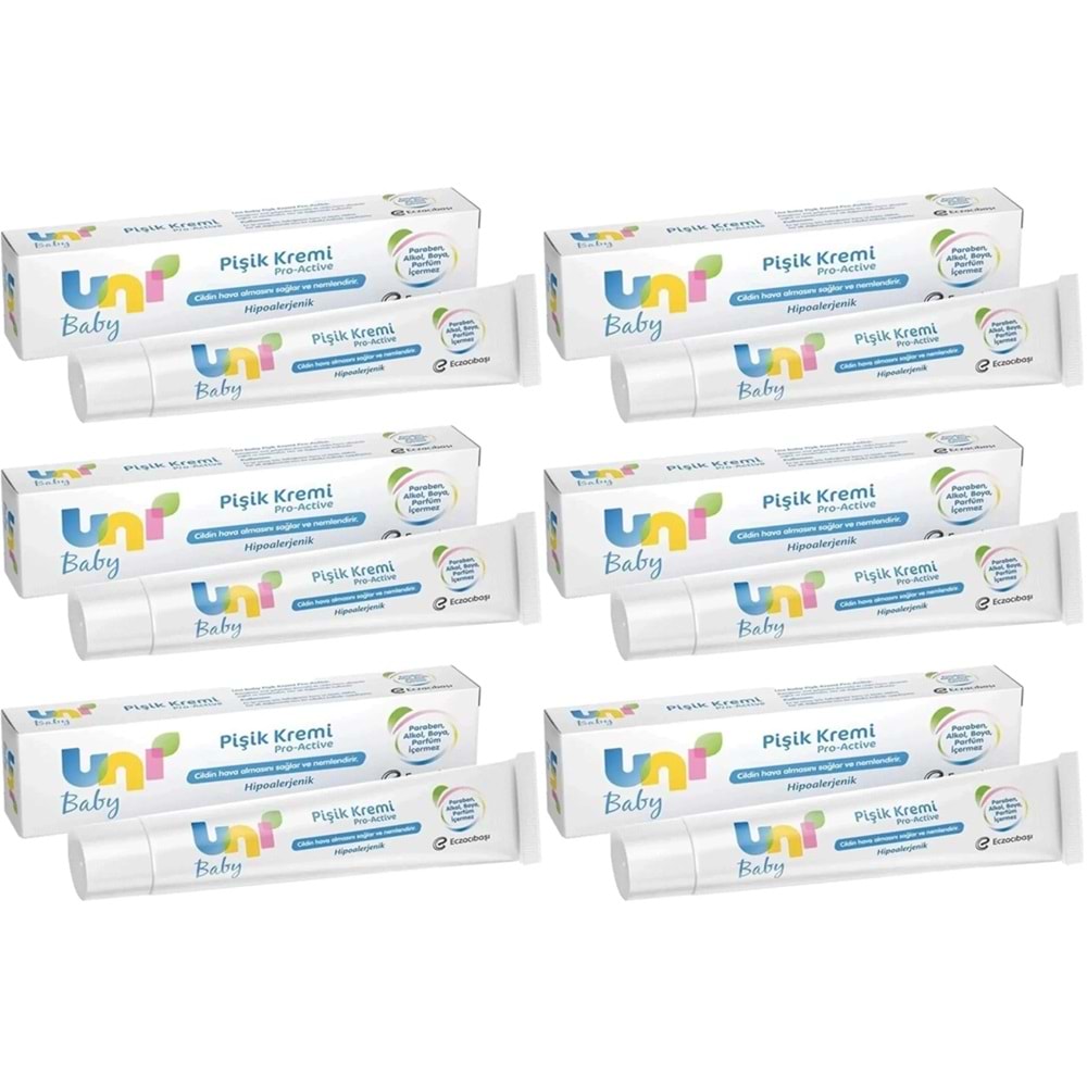 Uni Baby Pişik Kremi 30ML (6 Lı Set)