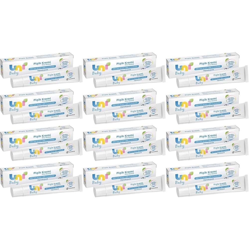 Uni Baby Pişik Kremi 30ML (12 Li Set)