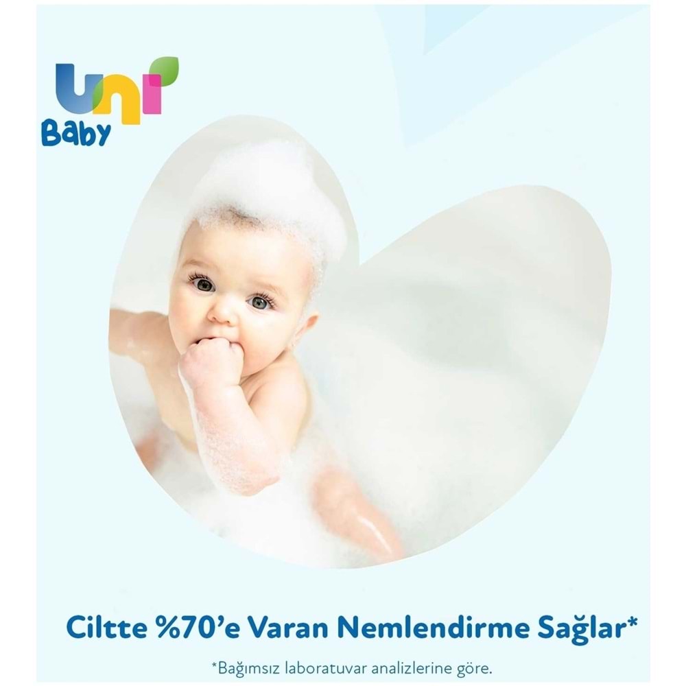 Uni Baby Bebek Saç ve Vücut Şampuanı 200ML Klasik (5 Li Set)