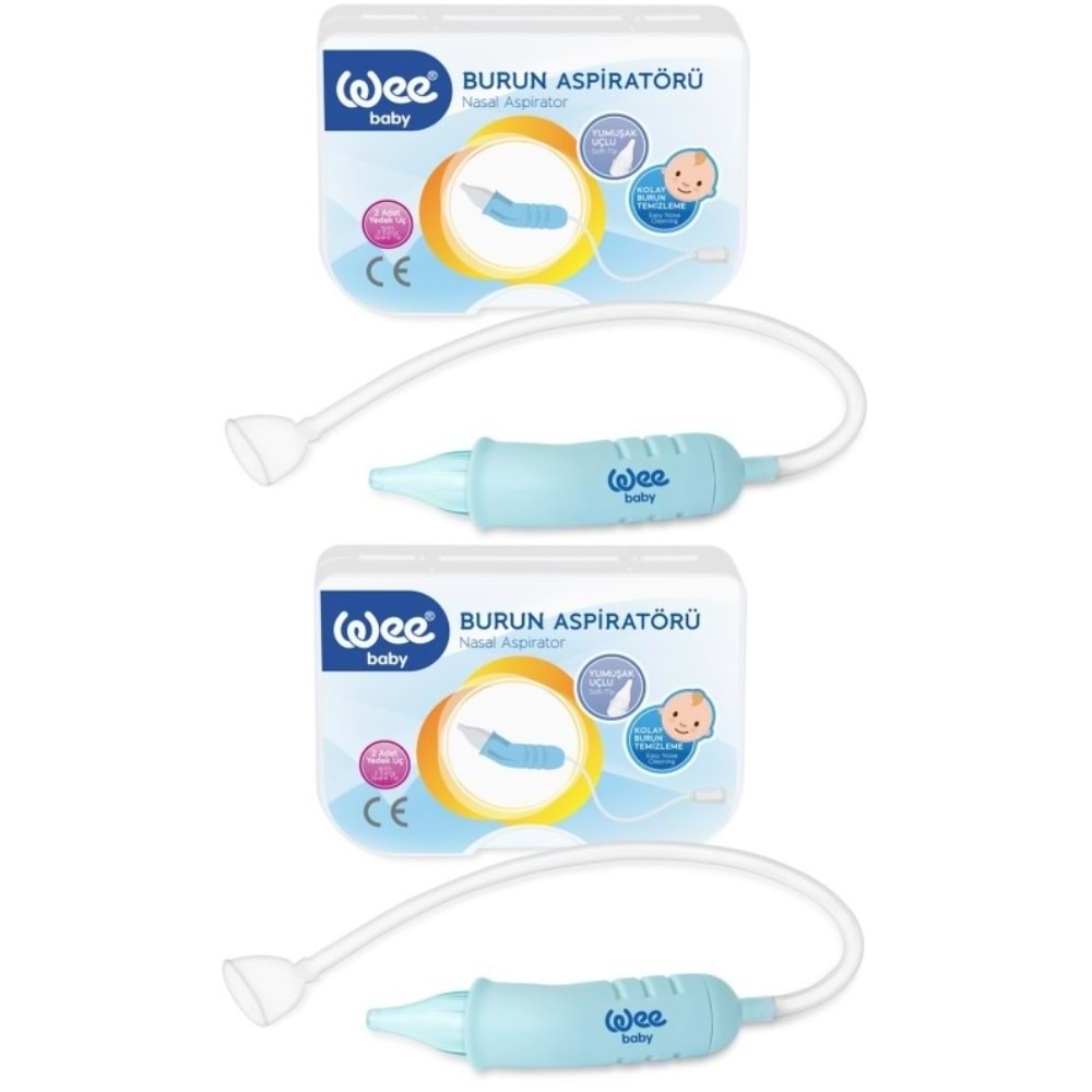 Wee Baby Burun Aspiratörü Nasal (Yeni Saklama Kabı Kutulu) (2 Li Set) (WEE162)