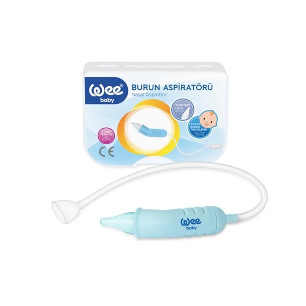 Wee Baby Burun Aspiratörü Nasal (Yeni Saklama Kabı Kutulu) (3 Lü Set) (WEE162)