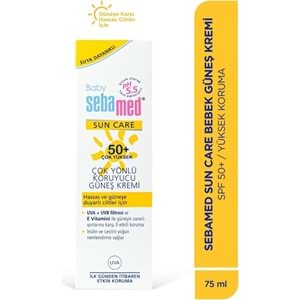 Sebamed Baby Sun Care Güneş Kremi 75ML 50+ Çok Yüksek Faktör Çoçuk