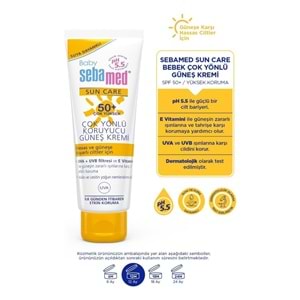 Sebamed Baby Sun Care Güneş Kremi 75ML 50+ Çok Yüksek Faktör Çoçuk