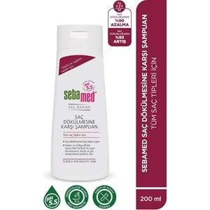 Sebamed Şampuan 200ML Saç Dökülmesine Karşı (Tüm Saç Tipleri için)