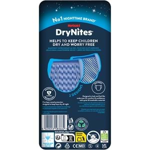 Drynites Emici Gece Külodu/Külot Bez Erkek 13+ Yaş (48-60KG) X Large 9 Adet (Alt Islatmalara Karşı)